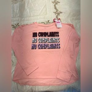 Justice girls long sleeve shirt